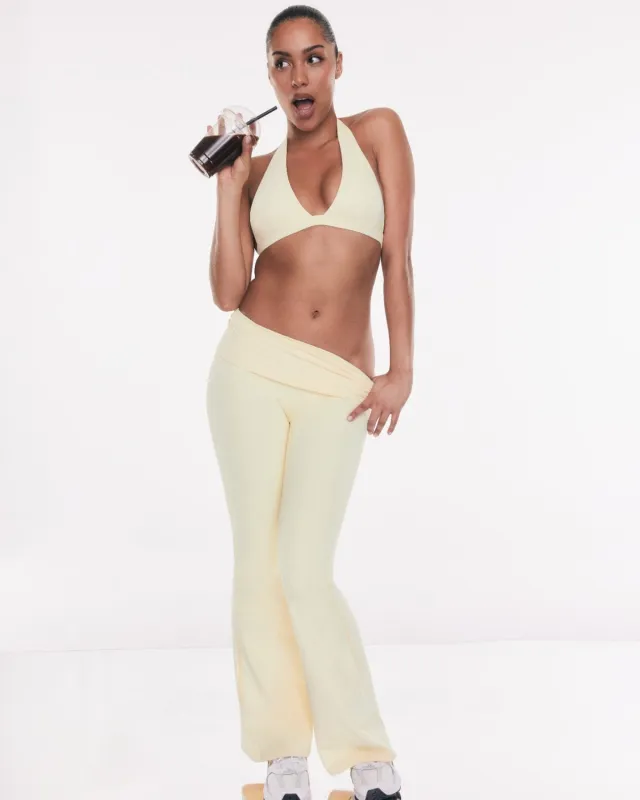 Form Invisible Scrunch Flare Fold Over Leggings | Butter sold by Crop Shop Boutique