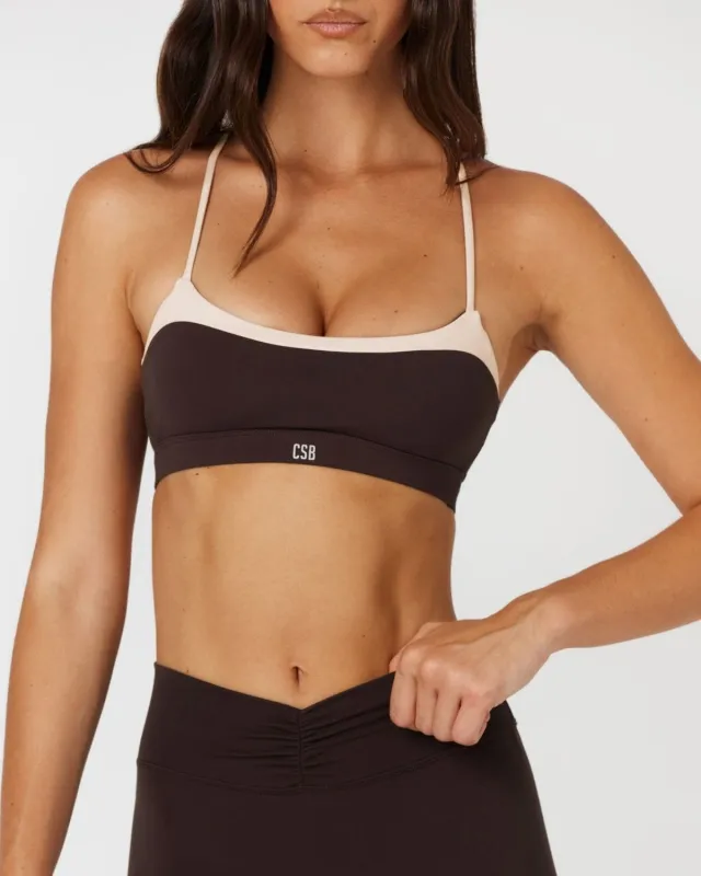 Form Gia Crop | Espresso Two Tone sold by Crop Shop Boutique