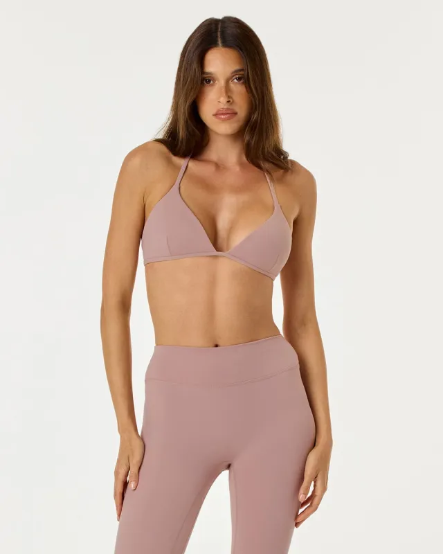 Form Micro Halter V Crop | Rose made by Crop Shop Boutique