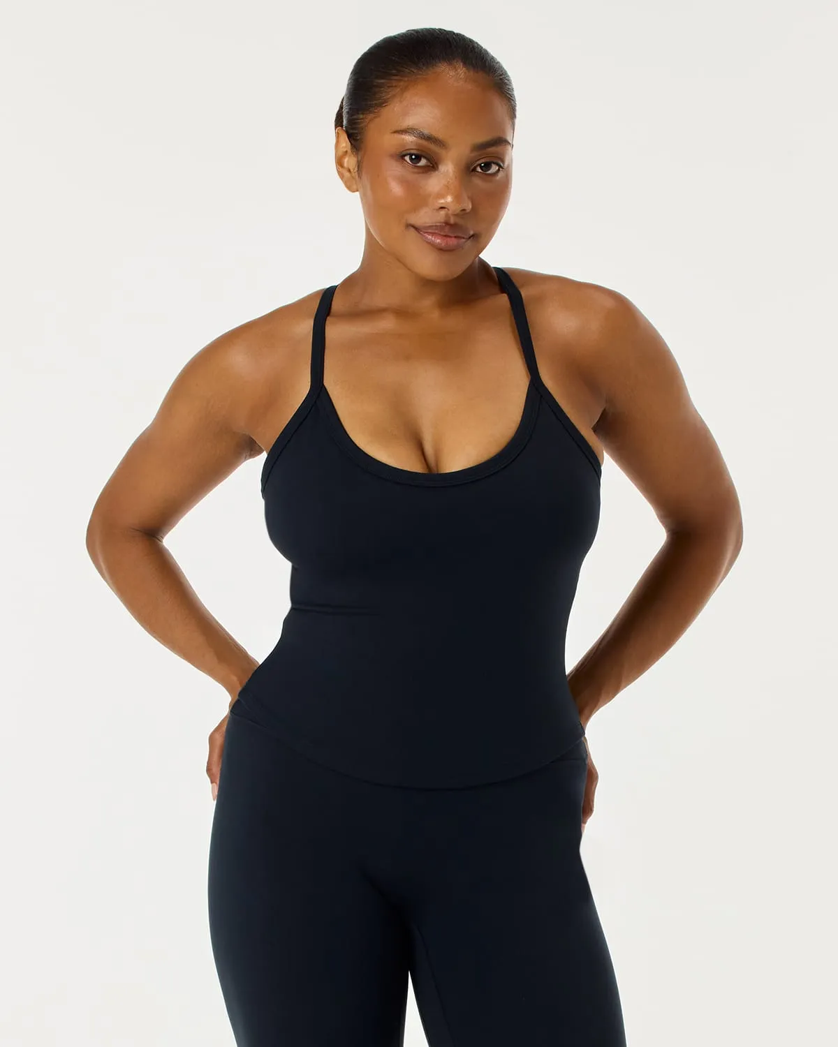 Serenity Camille Tank | Black sold by Crop Shop Boutique product image thumbnail 4