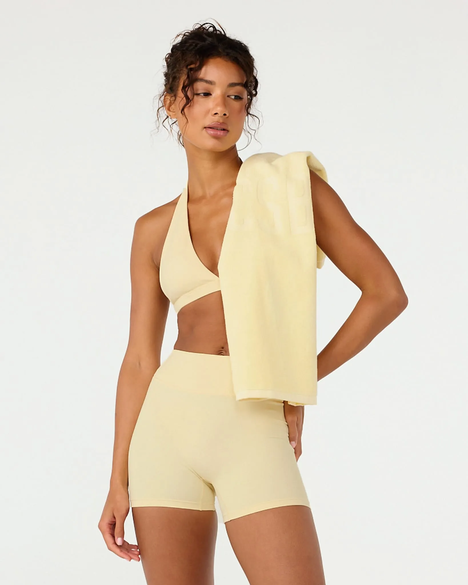 CSB Gym Towel | Butter sold by Crop Shop Boutique product image thumbnail 2