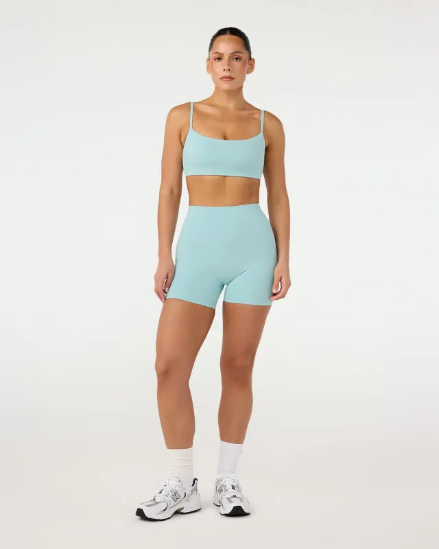 Form Invisible Scrunch Shorts 5" | Aquatic made by Crop Shop Boutique