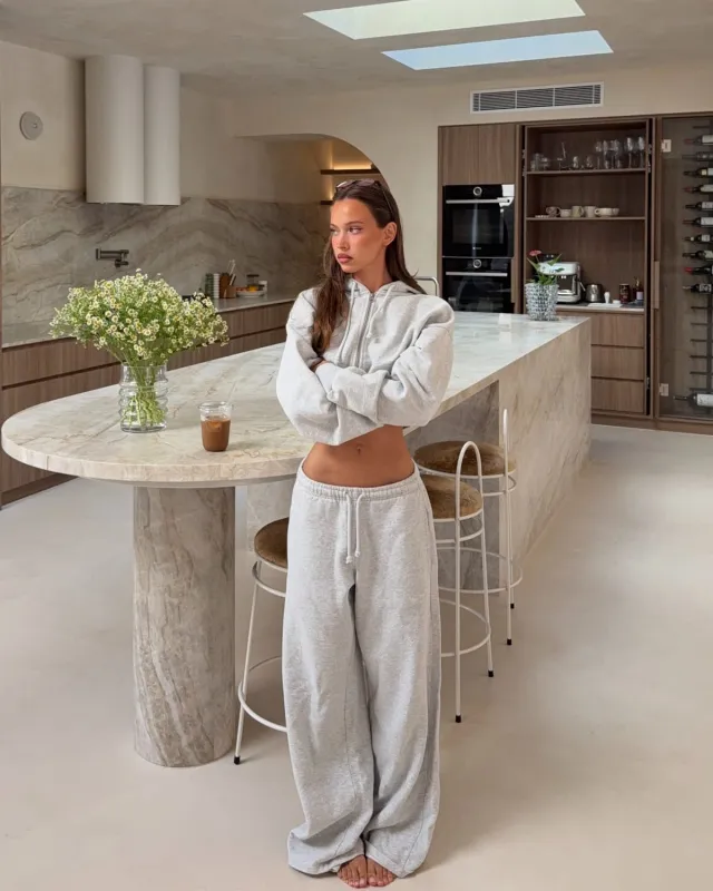 Wide Leg Sweatpants | Snow Marle made by Crop Shop Boutique