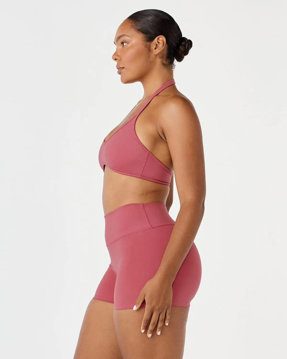 Serenity Soft Halter Contour Crop | Bloom sold by Crop Shop Boutique product image thumbnail 3