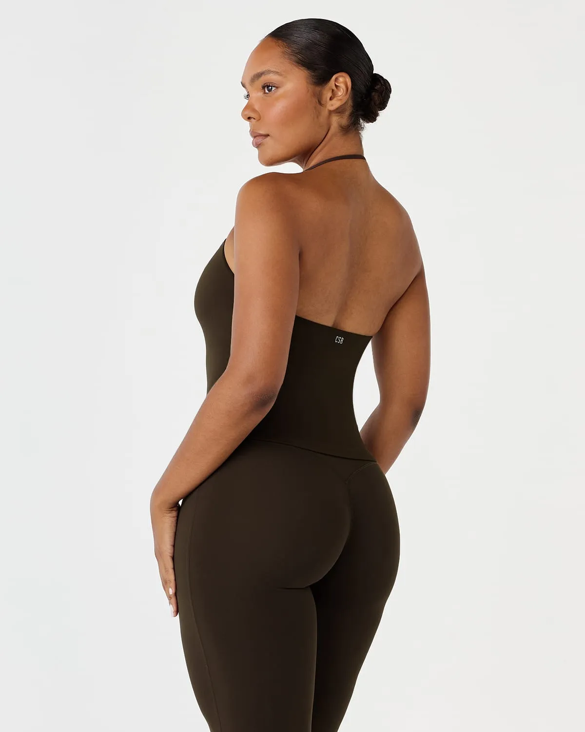 Form Cara Tank | Dark Chocolate sold by Crop Shop Boutique product image thumbnail 5