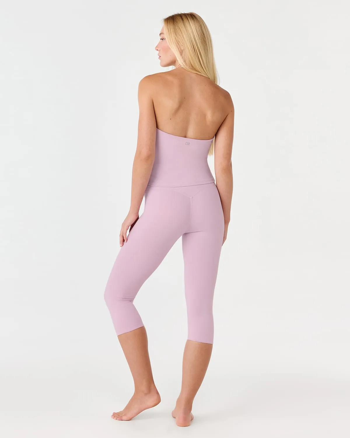 Form Invisible Scrunch Capri Leggings | Lilac sold by Crop Shop Boutique product image thumbnail 5