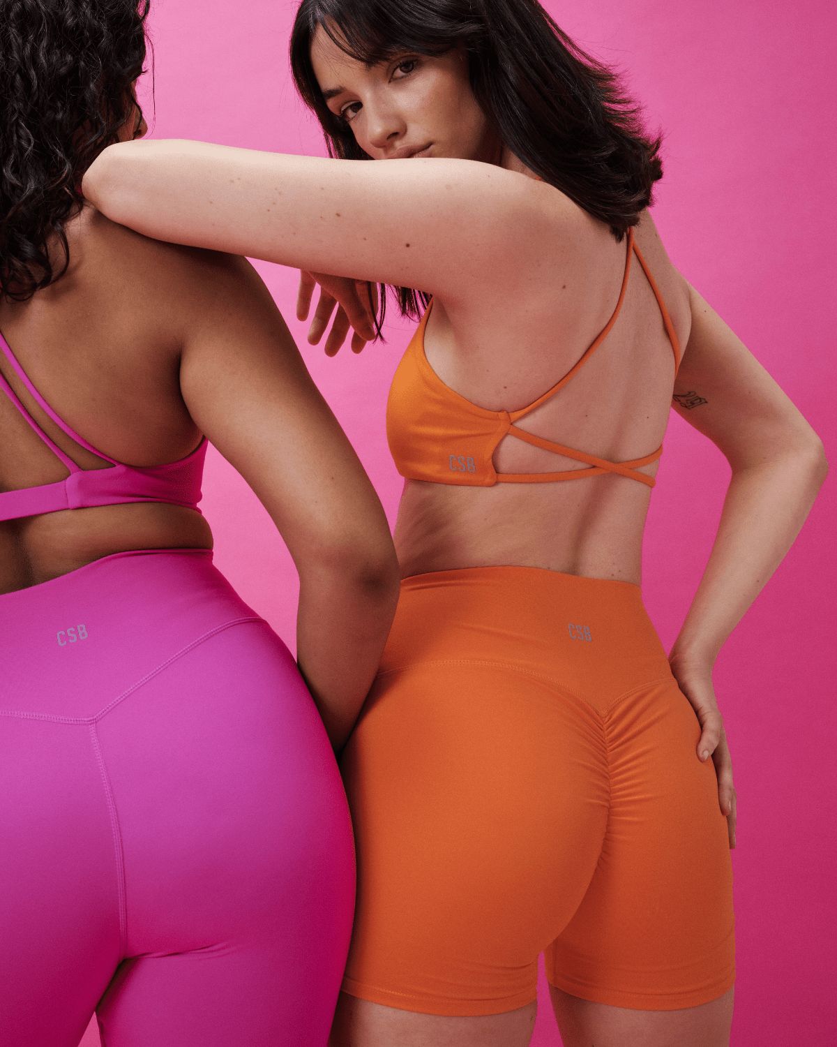 Serenity Scrunch Shorts 4" | Flame sold by Crop Shop Boutique product image thumbnail 5