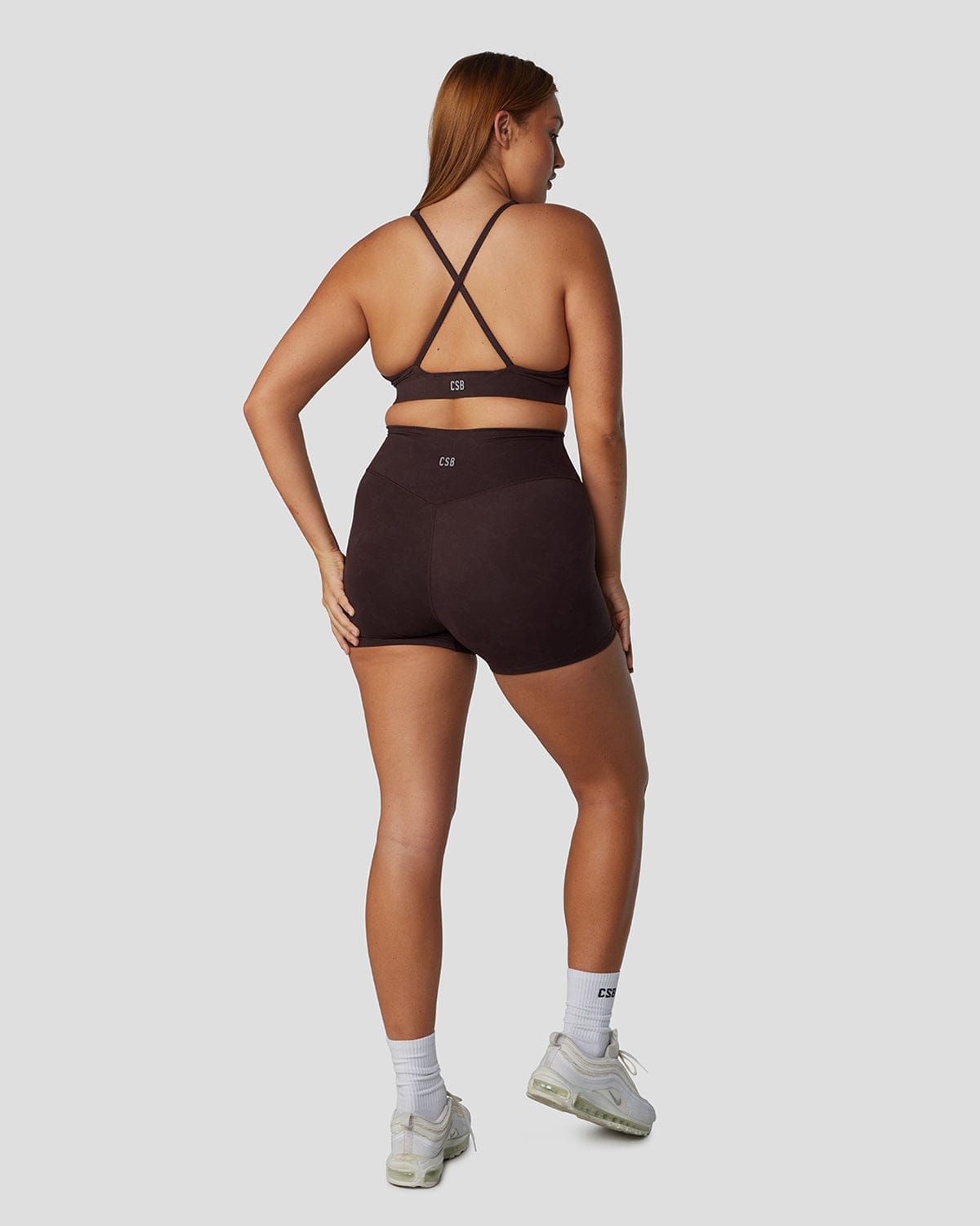 Fade Shorts 4" | Truffle sold by Crop Shop Boutique product image thumbnail 6