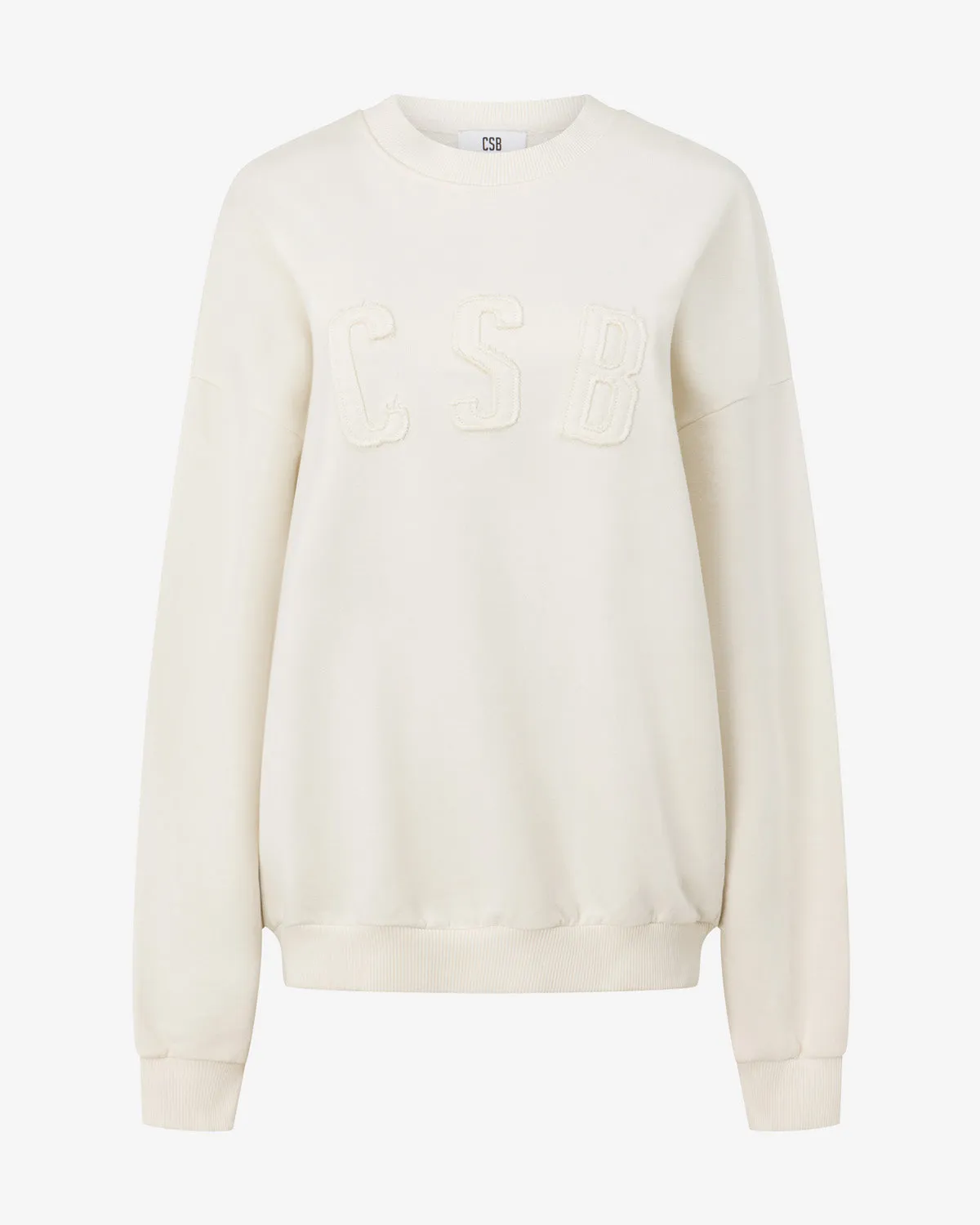 CSB Crewneck Jumper | Vanilla sold by Crop Shop Boutique product image thumbnail 5