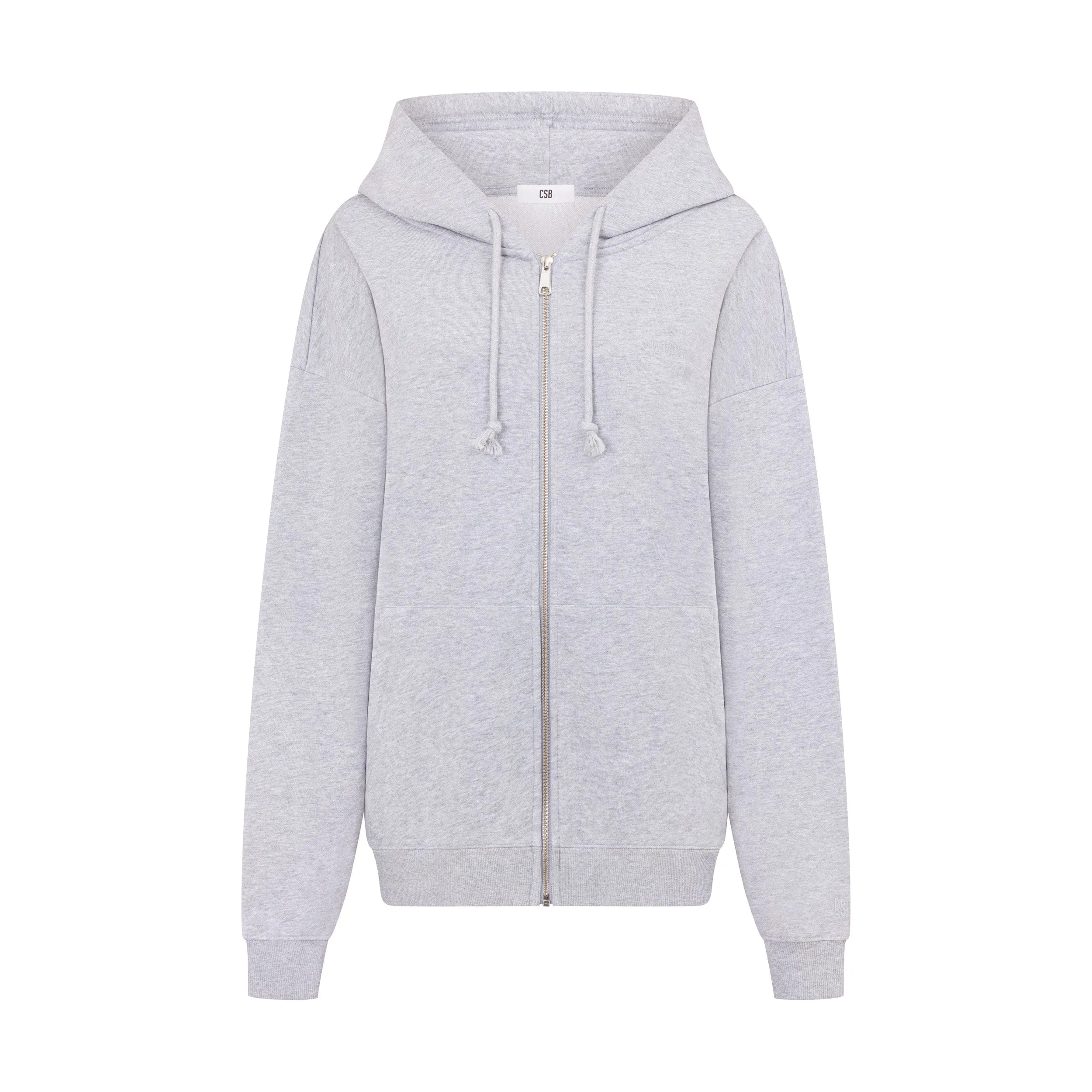Boyfriend Zip Hoodie | Soul Marl sold by Crop Shop Boutique product image thumbnail 5