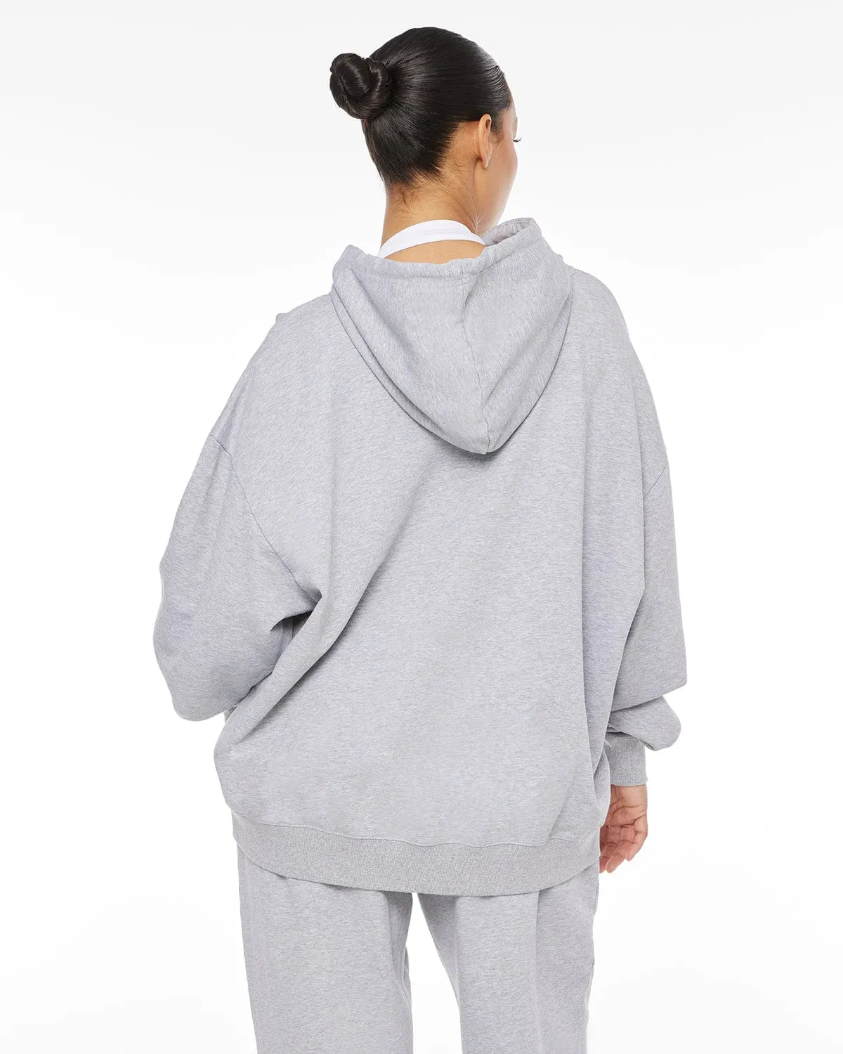 Boyfriend Zip Hoodie | Soul Marl sold by Crop Shop Boutique product image thumbnail 3