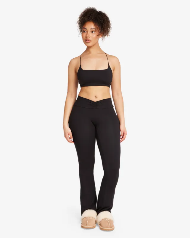 Ruched Yoga Pant | Black sold by Crop Shop Boutique