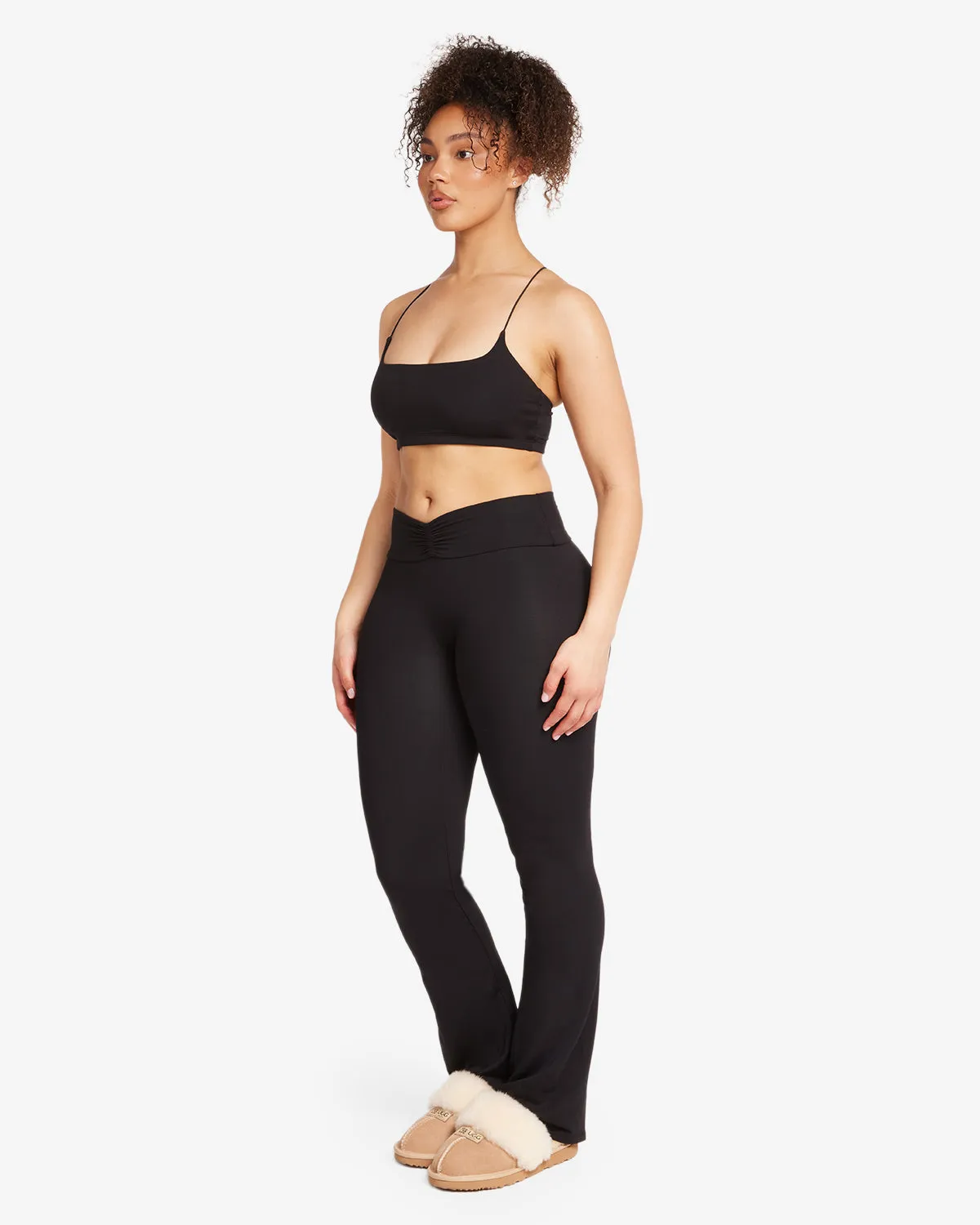 Ruched Yoga Pant | Black sold by Crop Shop Boutique product image thumbnail 3