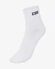 CSB Quarter Socks | White sold by Crop Shop Boutique