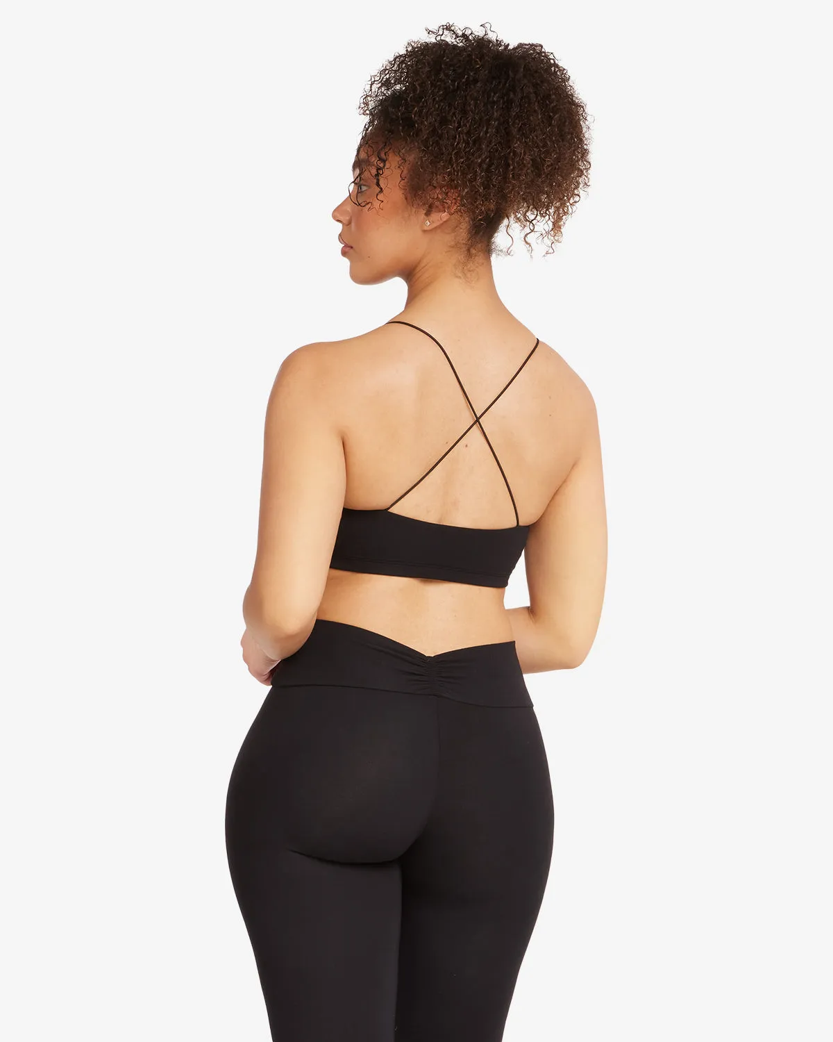 Leisure Square Neck Top | Black sold by Crop Shop Boutique product image thumbnail 2