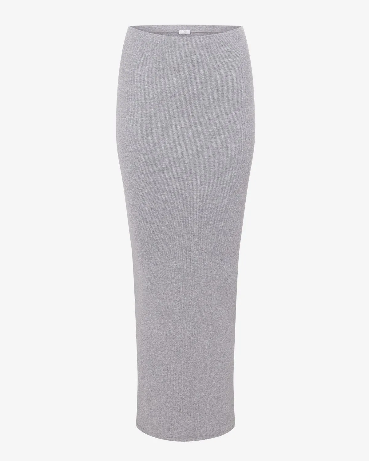 Rib Maxi Skirt | Cloud Marl sold by Crop Shop Boutique product image thumbnail 4