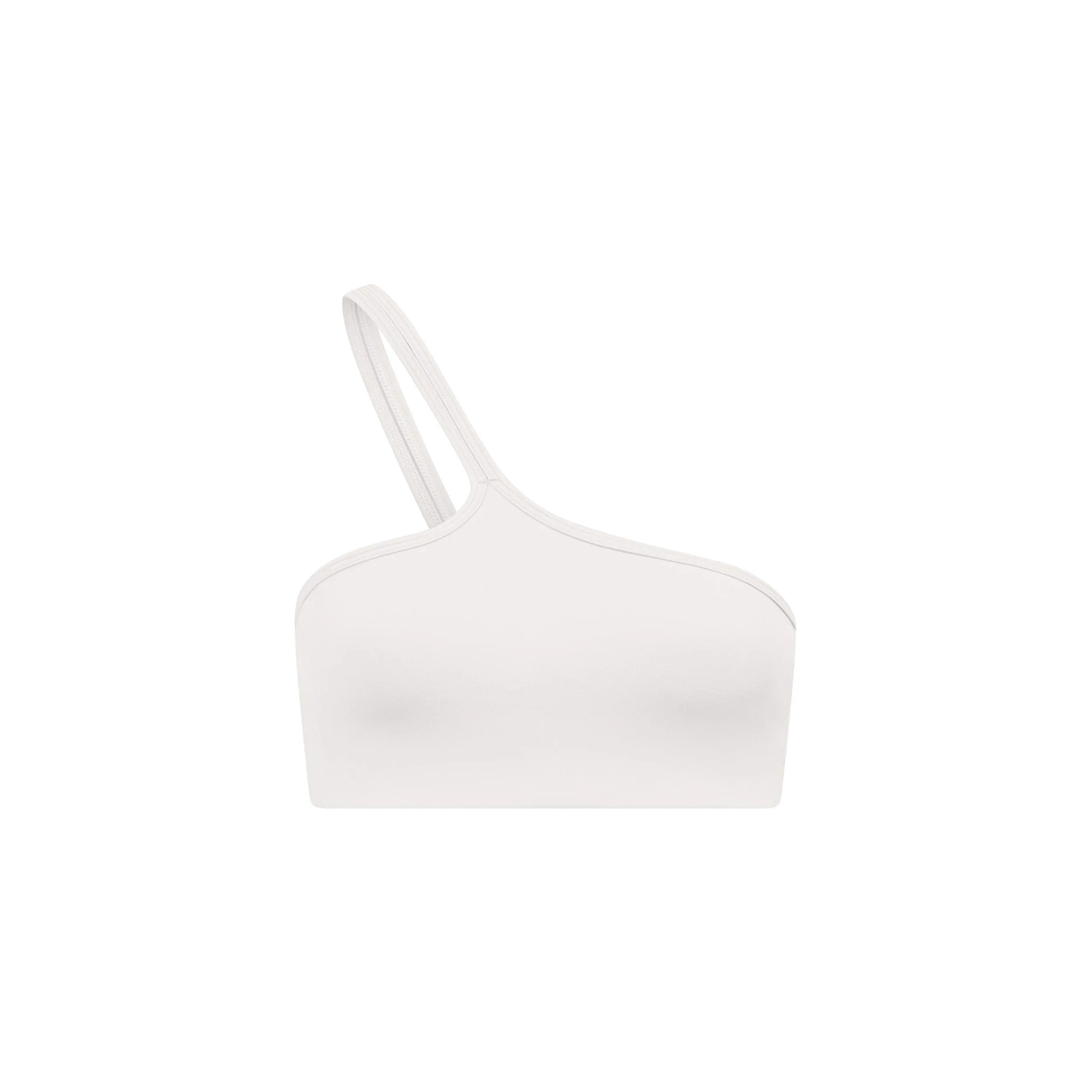 IM Serenity Strappy One Shoulder Crop | Light Grey sold by Crop Shop Boutique product image thumbnail 4