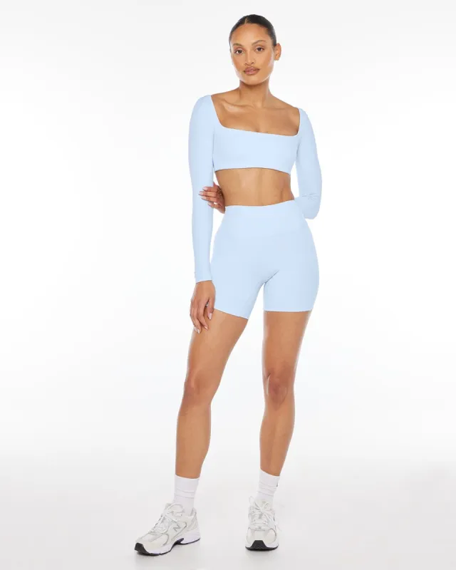Freedom Shorts 6" | Ice sold by Crop Shop Boutique