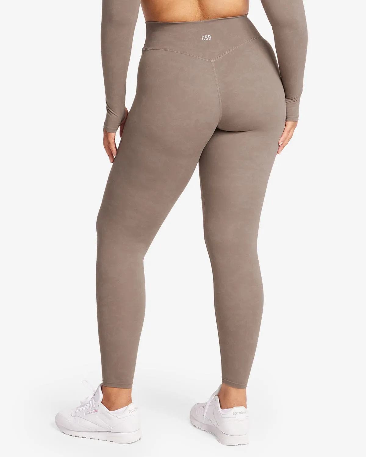 Fade Leggings | Mocha sold by Crop Shop Boutique product image thumbnail 2