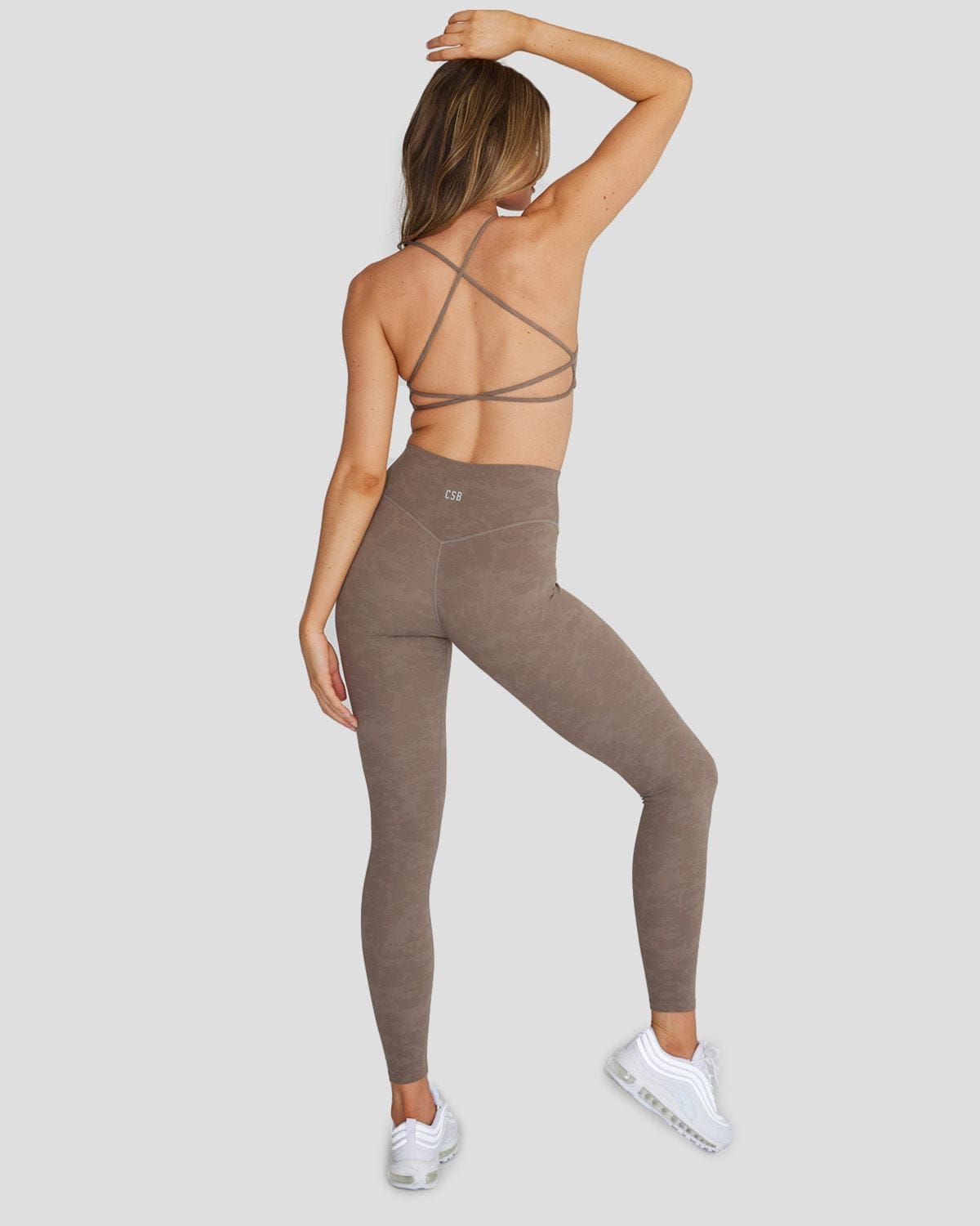 Fade Leggings | Mocha sold by Crop Shop Boutique product image thumbnail 2