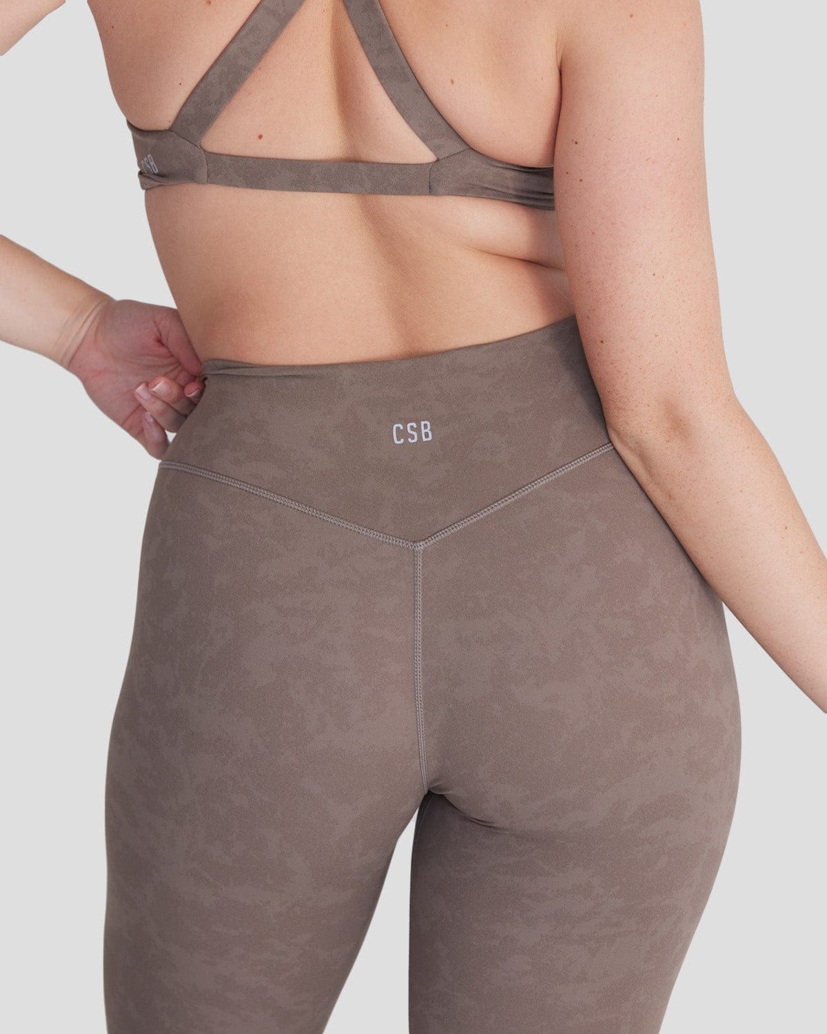 Fade Leggings | Mocha sold by Crop Shop Boutique product image thumbnail 4