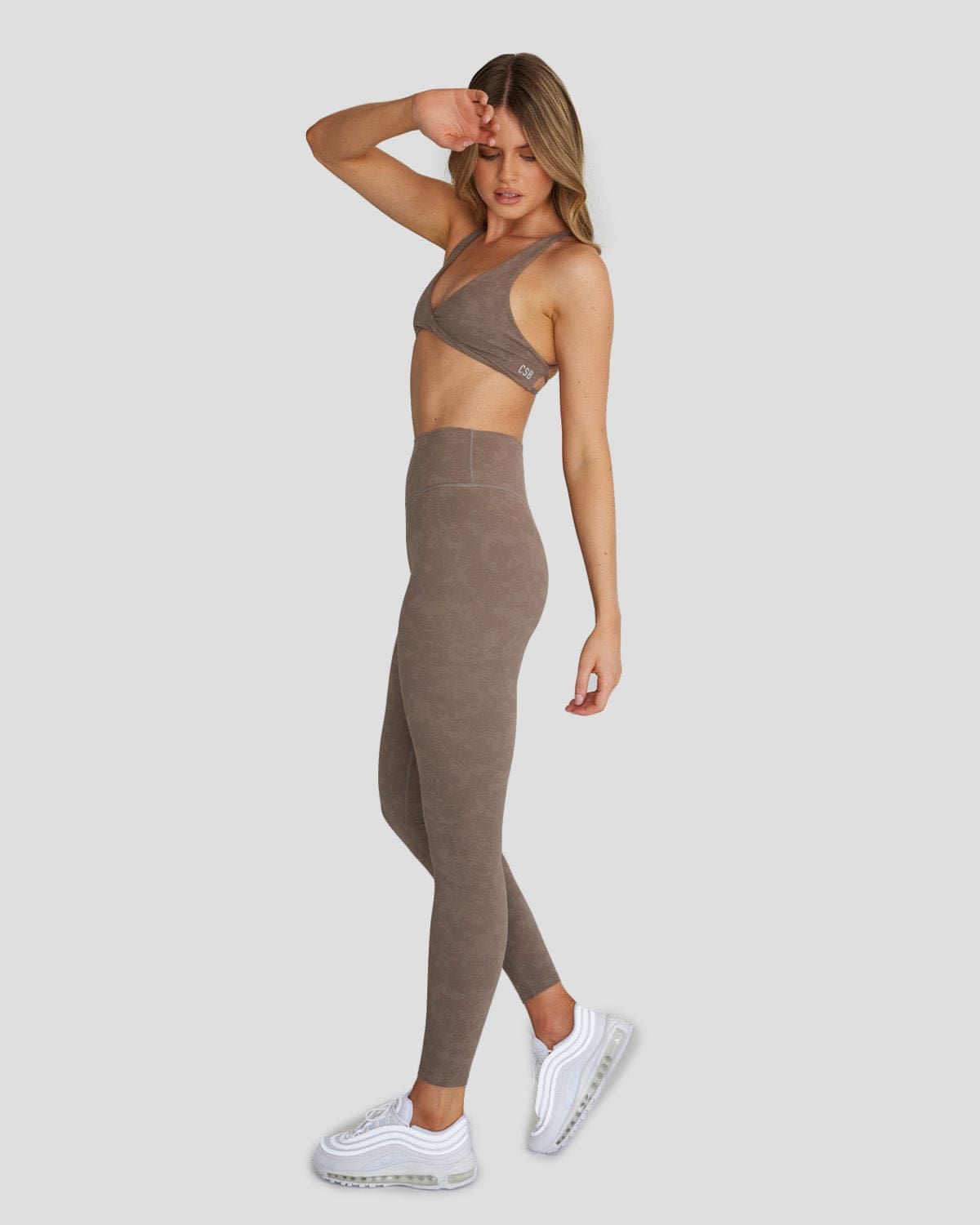 Fade Leggings | Mocha sold by Crop Shop Boutique product image thumbnail 3