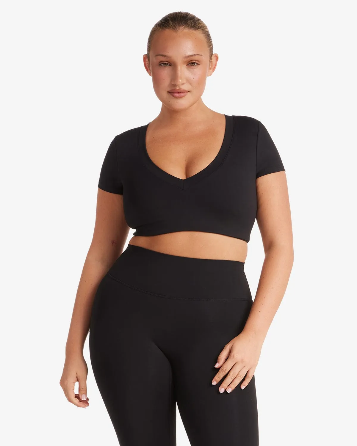 Activluxe River Crop | Black sold by Crop Shop Boutique