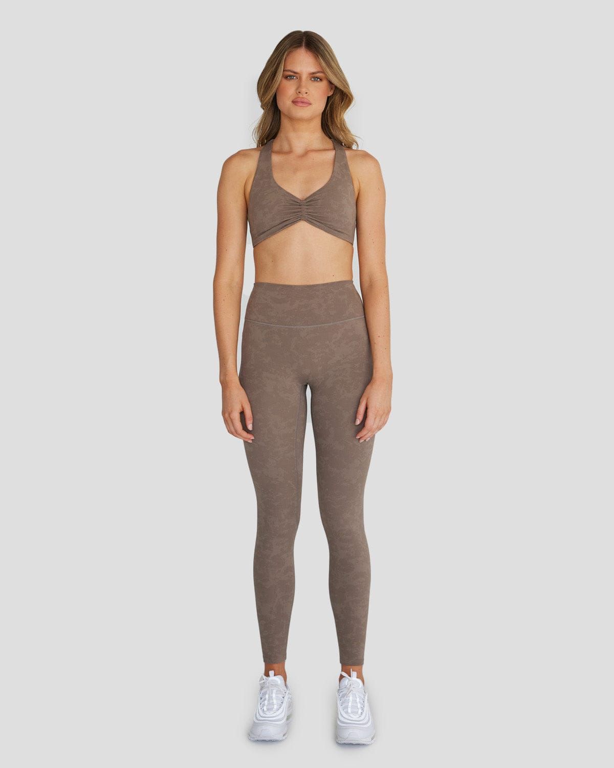 Fade Scrunch Leggings | Mocha sold by Crop Shop Boutique product image thumbnail 5