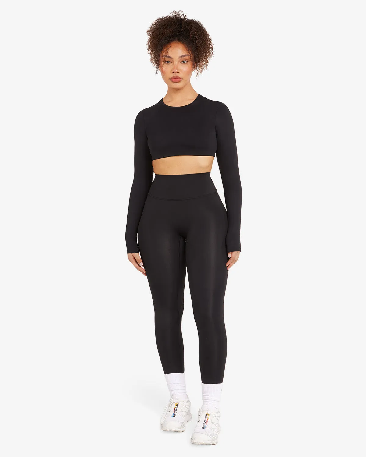 Activluxe Leggings | Black sold by Crop Shop Boutique