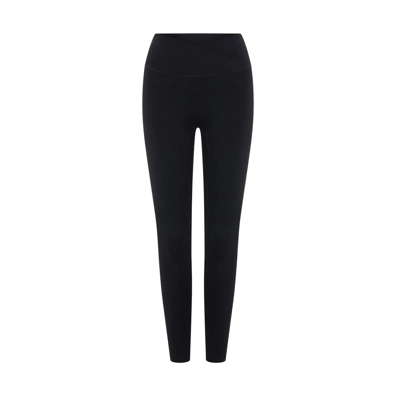 Fade Crossover Scrunch Leggings | Black sold by Crop Shop Boutique product image thumbnail 4
