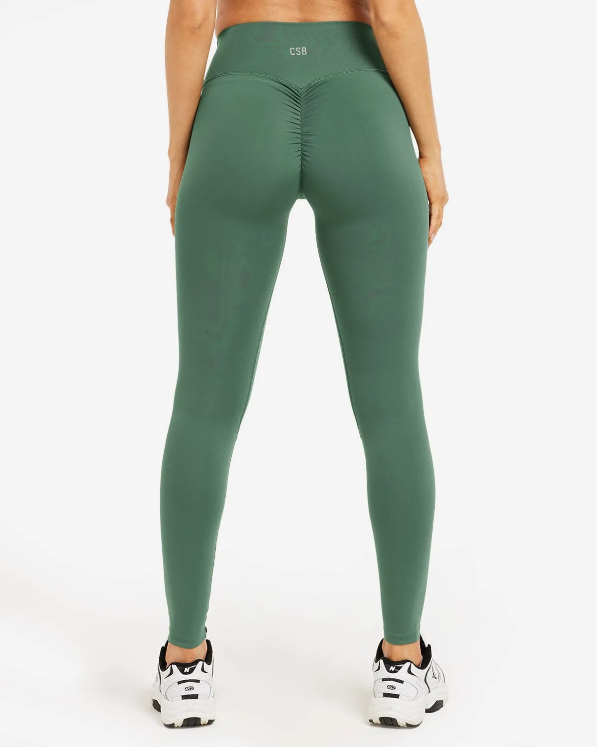 Activluxe Scrunch Leggings | Alpine sold by Crop Shop Boutique product image thumbnail 2