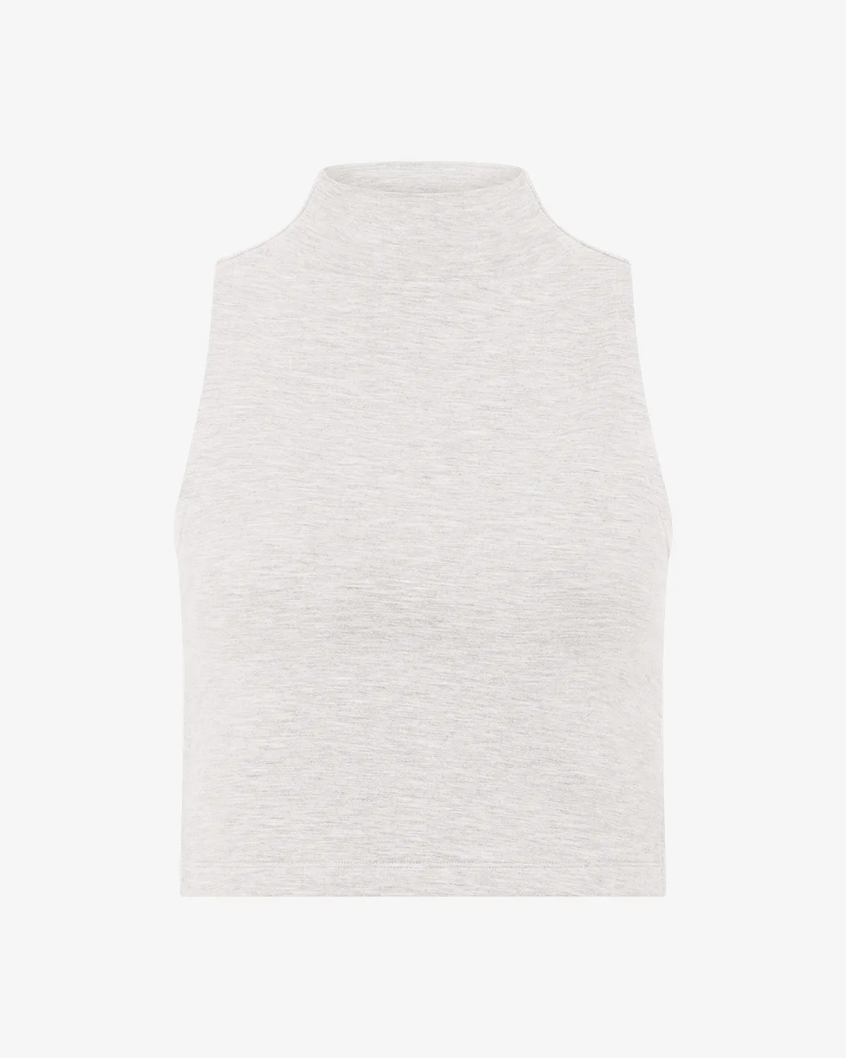Turtle Neck Tank | Light Grey sold by Crop Shop Boutique product image thumbnail 4