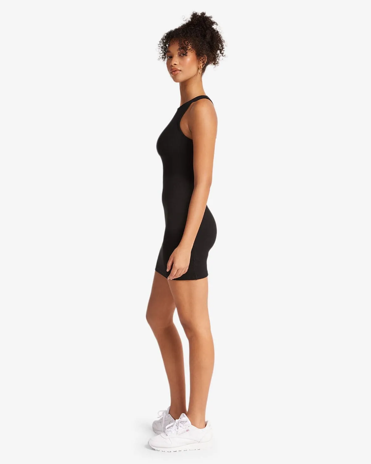 High Neck Mini Dress | Black sold by Crop Shop Boutique product image thumbnail 3