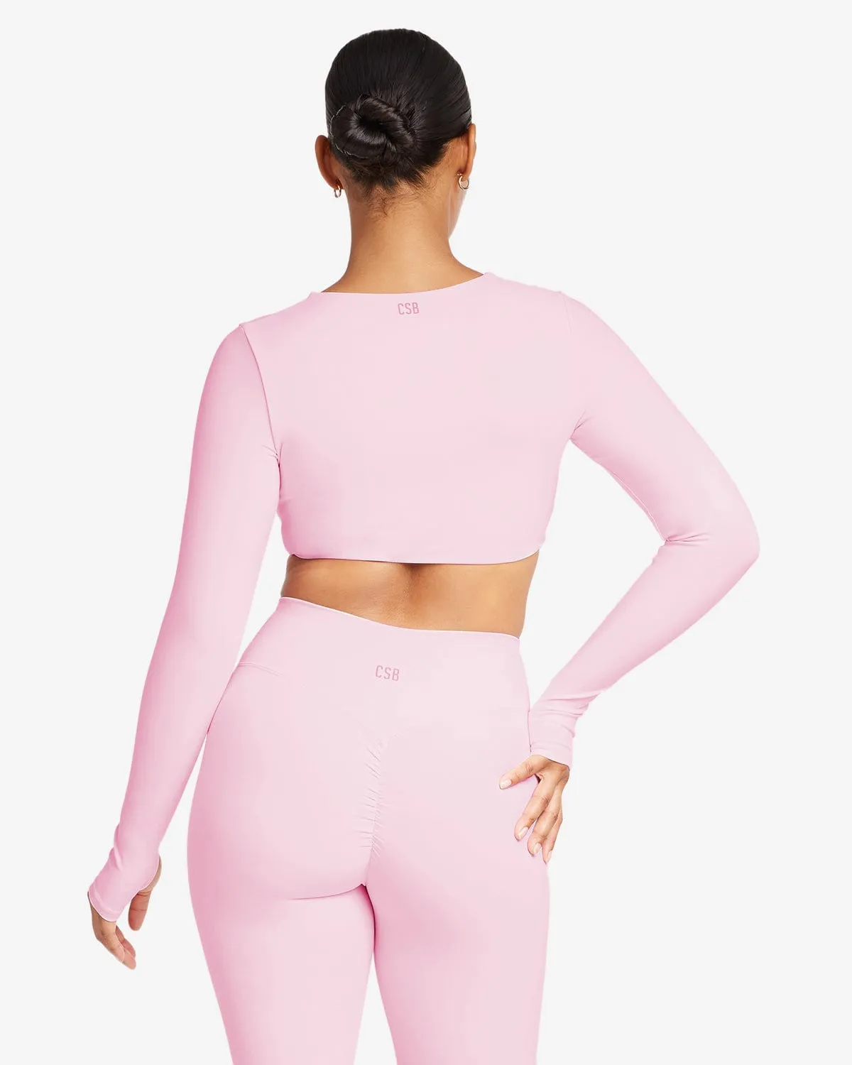 Fade Sierra Long Sleeve Crop | Blossom sold by Crop Shop Boutique product image thumbnail 2