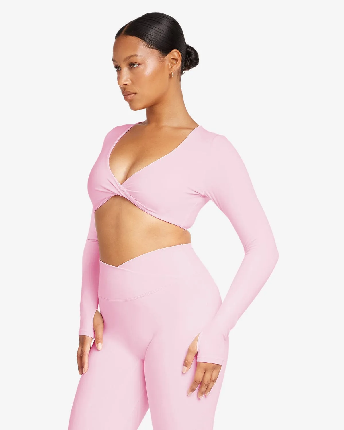 Fade Sierra Long Sleeve Crop | Blossom sold by Crop Shop Boutique product image thumbnail 3