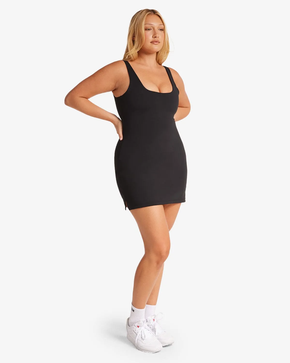 Activluxe Tennis Dress | Black sold by Crop Shop Boutique product image thumbnail 4