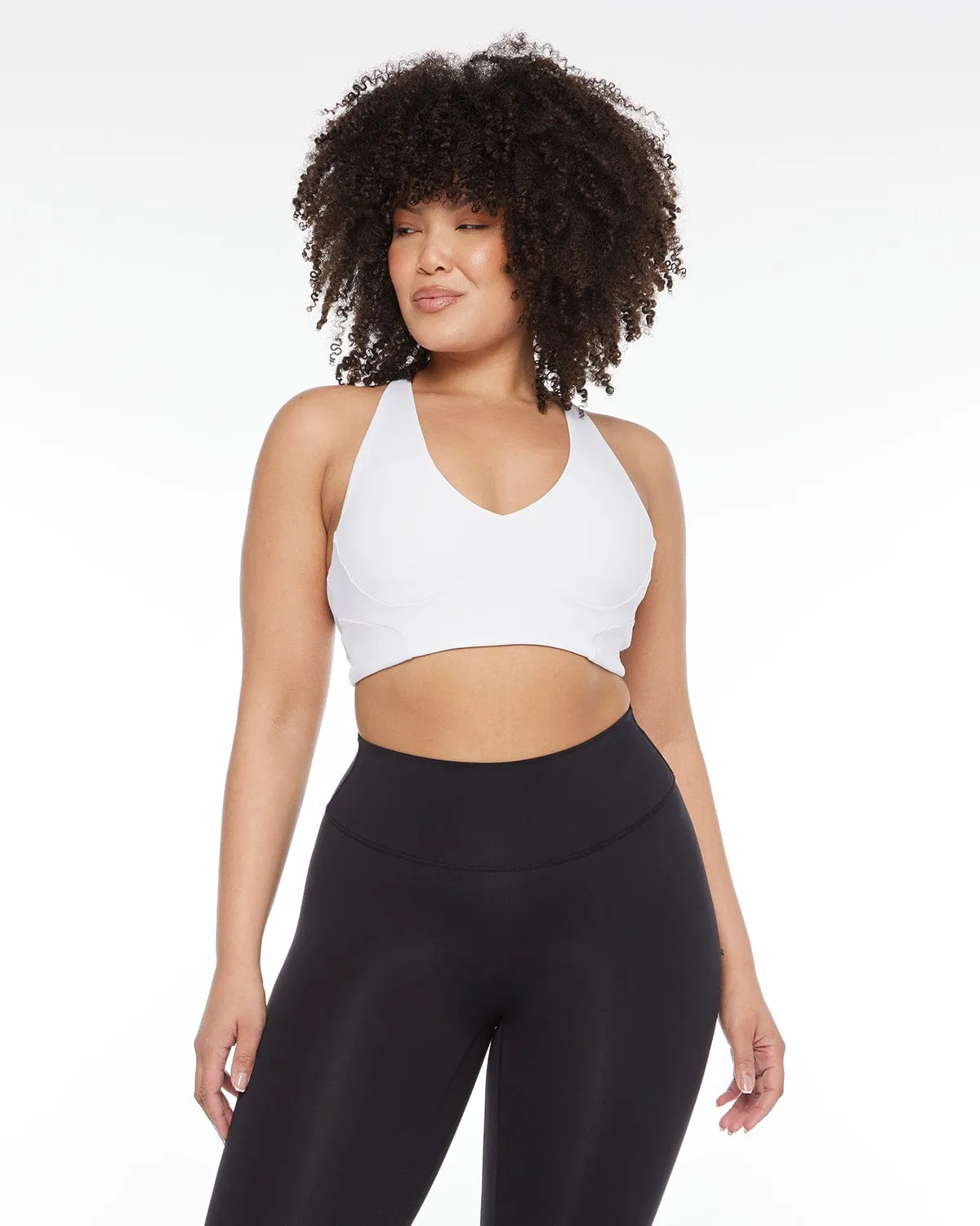 Activluxe Venus Panel Crop | White sold by Crop Shop Boutique product image thumbnail 5