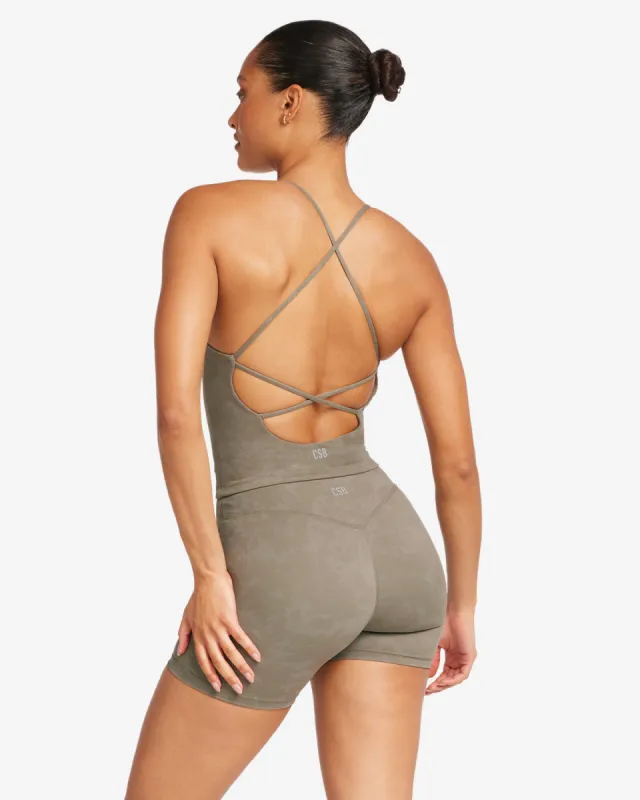 Fade Haven Tank | Olive sold by Crop Shop Boutique