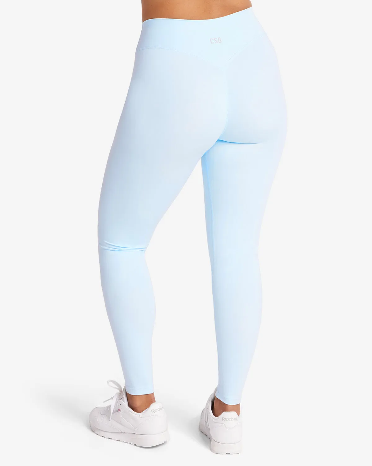 Form Invisible Scrunch Leggings | Powder Blue sold by Crop Shop Boutique product image thumbnail 2
