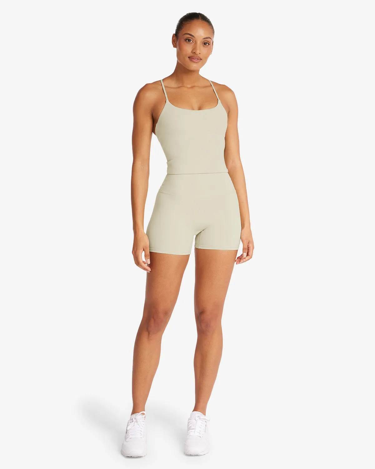 Freedom Scrunch Shorts 4" | Chai sold by Crop Shop Boutique