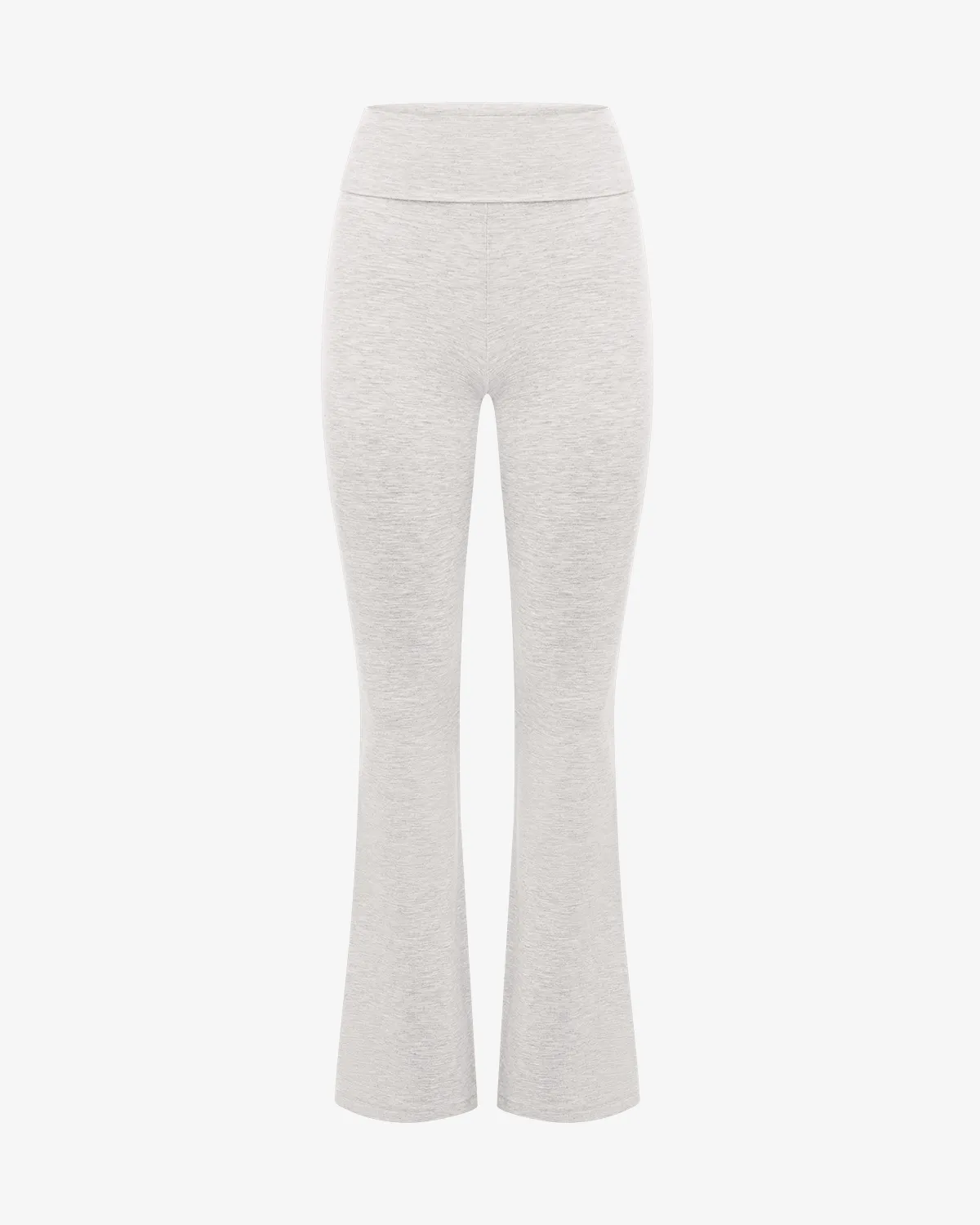 Jersey Flare Pant | Light Grey sold by Crop Shop Boutique product image thumbnail 5