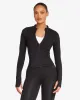 Freedom Pocket Zip Up Jacket | Black sold by Crop Shop Boutique
