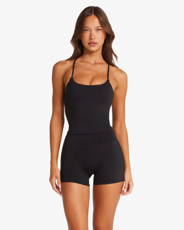 Freedom Sculpt Tank | Black made by Crop Shop Boutique