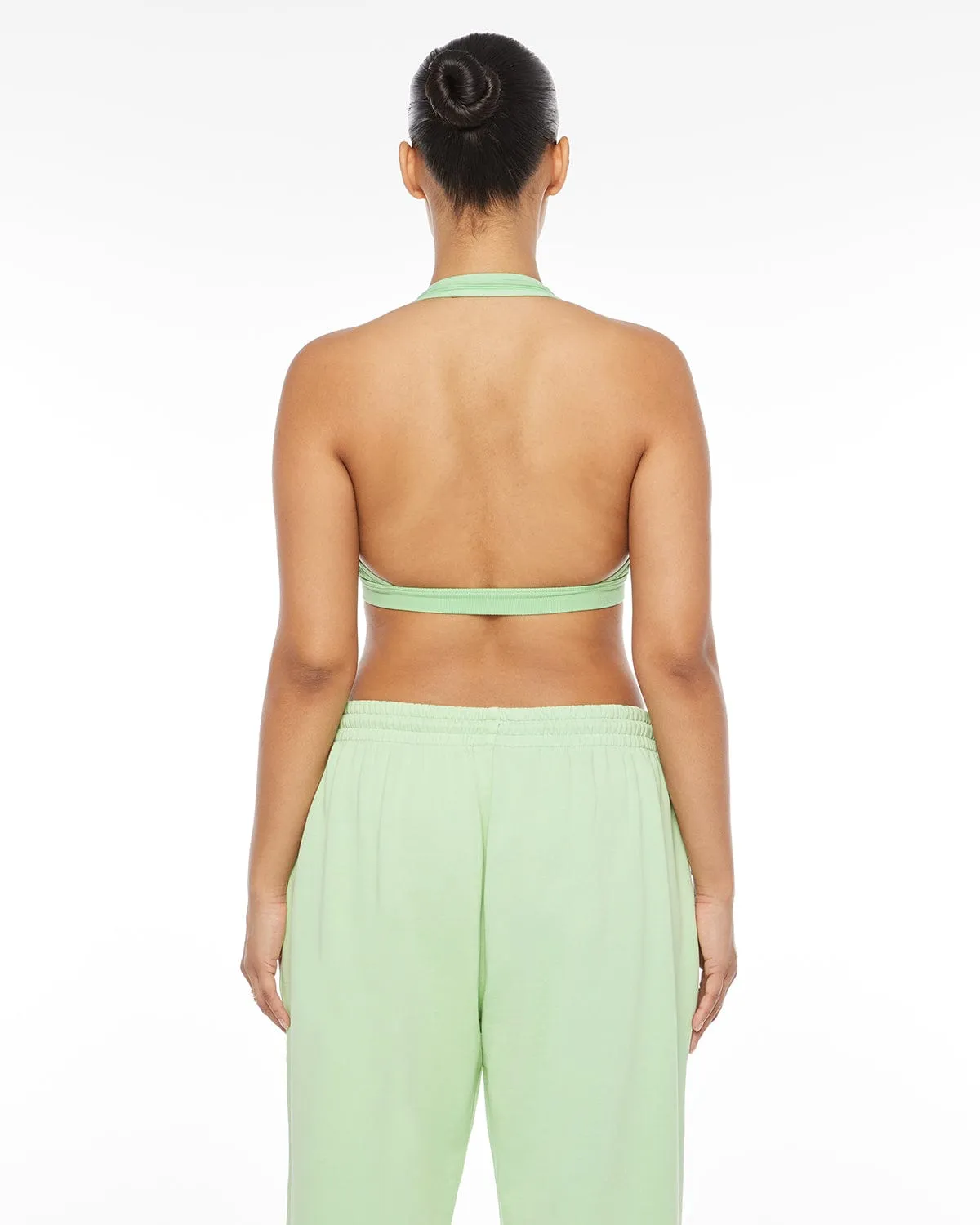 Seamless Lounge Halter Bralette | Lucky Charm sold by Crop Shop Boutique product image thumbnail 2