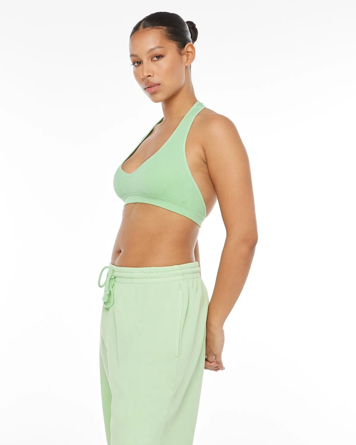 Seamless Lounge Halter Bralette | Lucky Charm sold by Crop Shop Boutique product image thumbnail 3