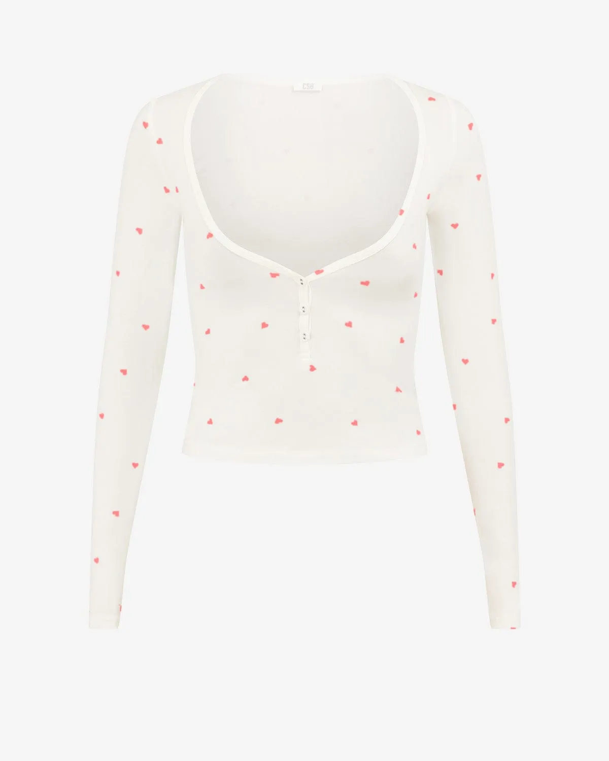 Sleep Long Sleeve Top | White sold by Crop Shop Boutique product image thumbnail 4
