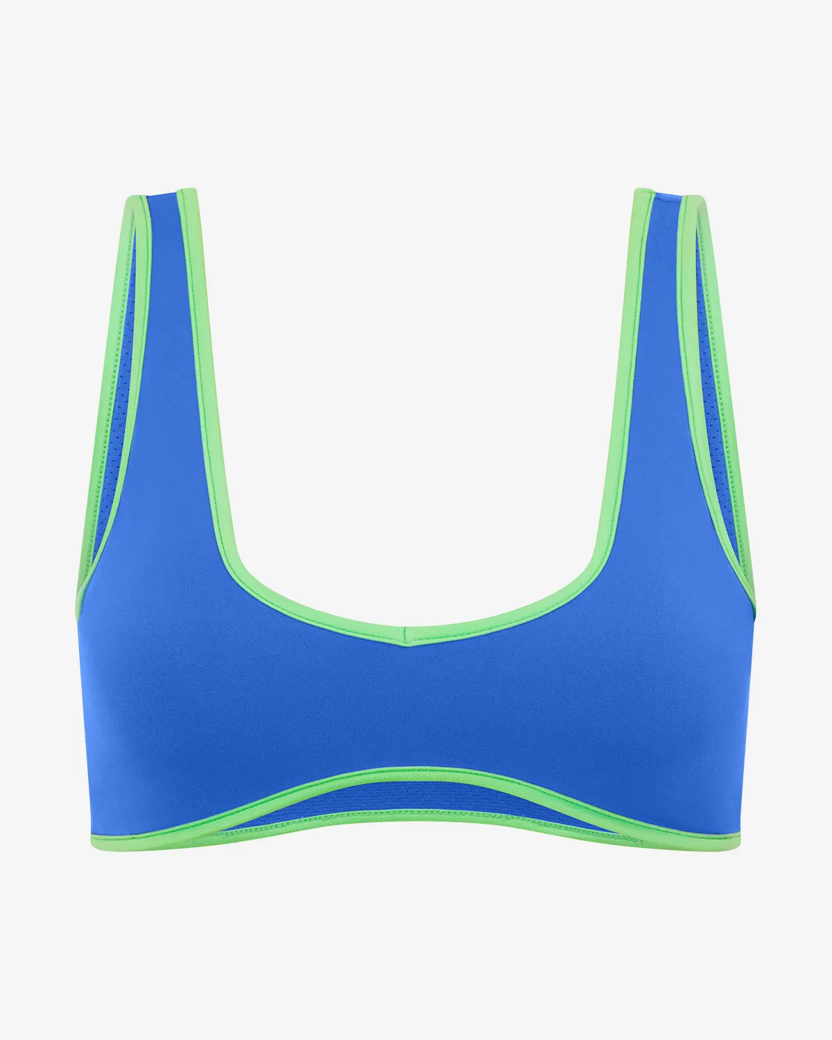 Serenity Isla Crop | Royal/Lime sold by Crop Shop Boutique product image thumbnail 5