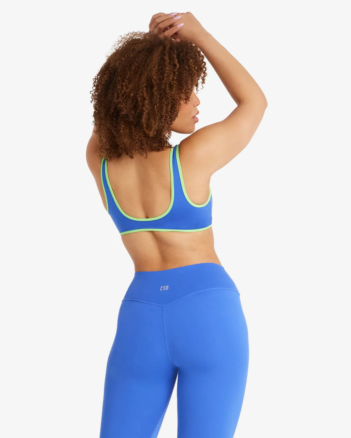 Serenity Isla Crop | Royal/Lime sold by Crop Shop Boutique product image thumbnail 4