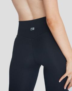 Serenity Drawstring Leggings | Black sold by Crop Shop Boutique
