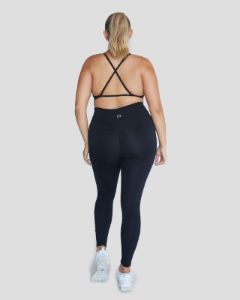Serenity Drawstring Leggings | Black sold by Crop Shop Boutique